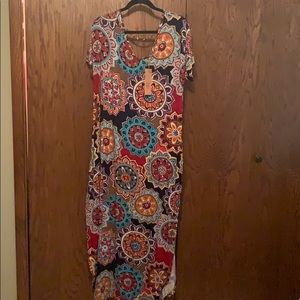 Brand new maxi dress- multi color